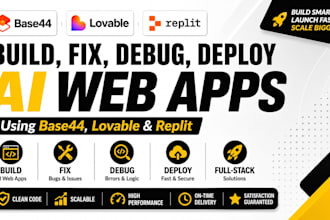 build fix debug deploy base44 lovable replit ai app integration supabase