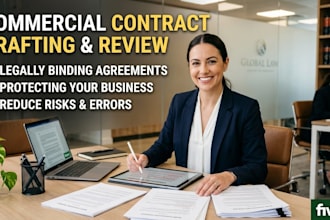 draft professional legal contracts and business agreements