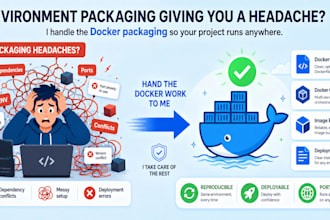 dockerize and package your project into a docker container