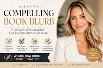 edit, optimize your amazon KDP book blurb and book description