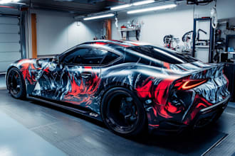 vehicle wrap car wrap van truck wrap design