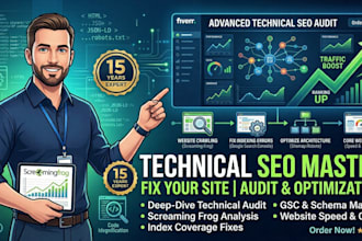 advanced technical SEO audit and fix indexing errors