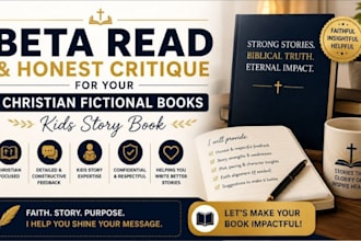 beta read, critique, christique, christian  fictional books, kids story book