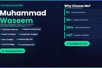 a custom websites ai agent rag chatbot or ai web app