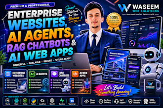 do custom websites ai agent rag chatbot or ai web app