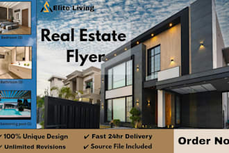 design professional real estate flyer