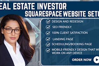 build squarespace website design real estate squarespace revamp