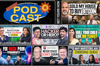 create youtube thumbnails for podcast