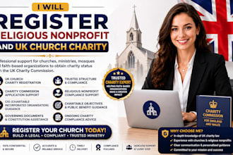 register religious nonprofit and UK church charity