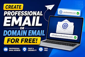 create professional email or domain email