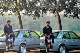 aesthetic cinematic photo editing for instagram