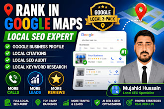 do local SEO and gmb profile optimization to rank in google maps