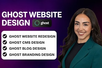 design ghost theme ghost template ghost website design ghost customization
