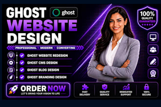 design ghost theme ghost template ghost website design ghost customization