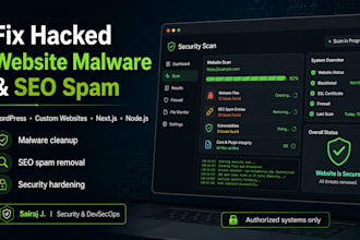 fix hacked website malware and SEO spam