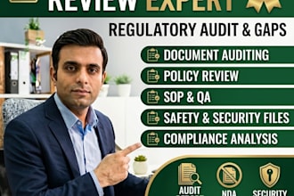 review, format, and ensure compliance for your regulatory documents