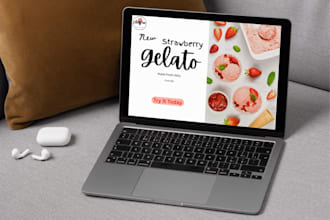 design a website for your restaurant, wine, or food brand