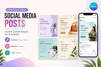 design monthly social media content design