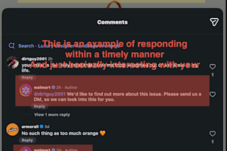 respond to commenters on your social media post