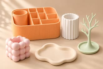 design custom 3d printable organizers and accessories