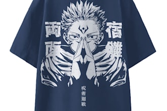 create premium anime streetwear t shirt designs for clothing brands