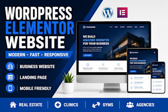 build a modern wordpress elementor website