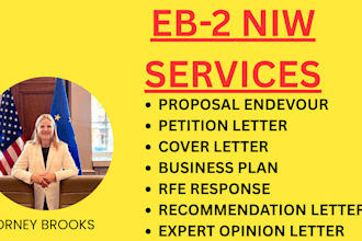 craft a tailored proposed endeavor for eb2 niw