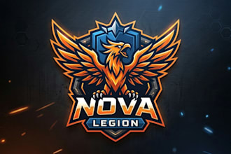 design a professional esports logo for gaming teams, clans, and streamers