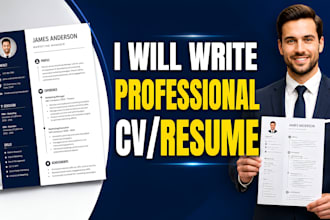 be your professional CV maker and resume writer