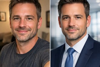create realistic ai business headshots