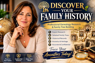trace your family history and discover your ancestors