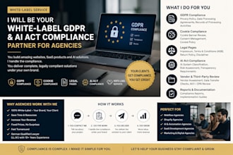 be a white label gdpr and ai act compliance partner for agencies