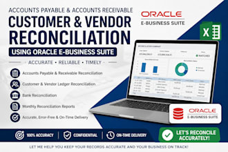 provide ap ar support, vendor reconciliation and invoice processing