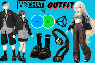 design custom avi outfit vrchat avatar vrchat props quest avatar nsfw outfit