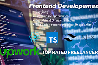 fix, improve, and scale your nextjs frontend