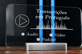 manually transcribe portuguese audio and video with high accuracy