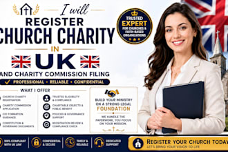 register church charity in UK and charity commission filing