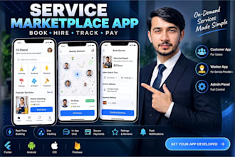flutter on demand service booking app like urban company