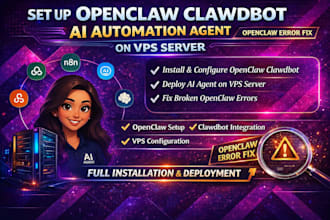 install claudecode setup clawdbot fix openclaw error ai automation on vps server