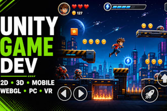 do unity game development for mobile 2d 3d games and apps