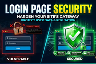 manually test your website login page for security vulnerabilities