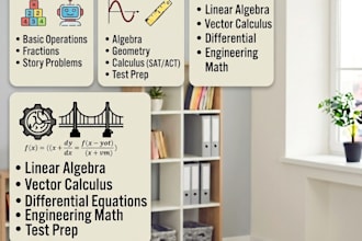 tutor math from elementary school to engineering mathematics