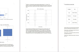 clean your dataset , run regression and statistical analysis