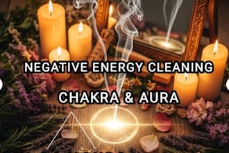 cast a distance healing cleansing spell to clear your aura