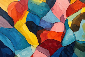 draw abstract painting art or color abstract art