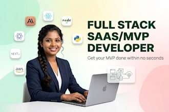 build saas mvp web app react node ai