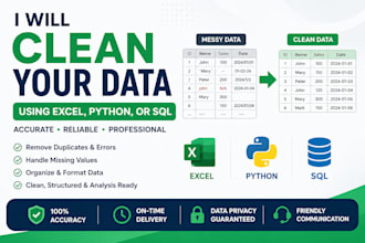 clean and organize your data