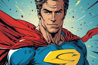 do a superhero comic
