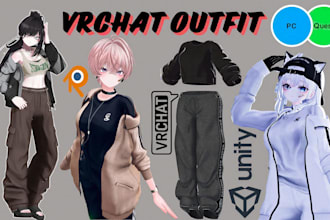 do custom vrchat clothing avi outfit vrc avatar quest outfit vrchat props nfsw