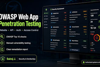 perform owasp web app penetration testing